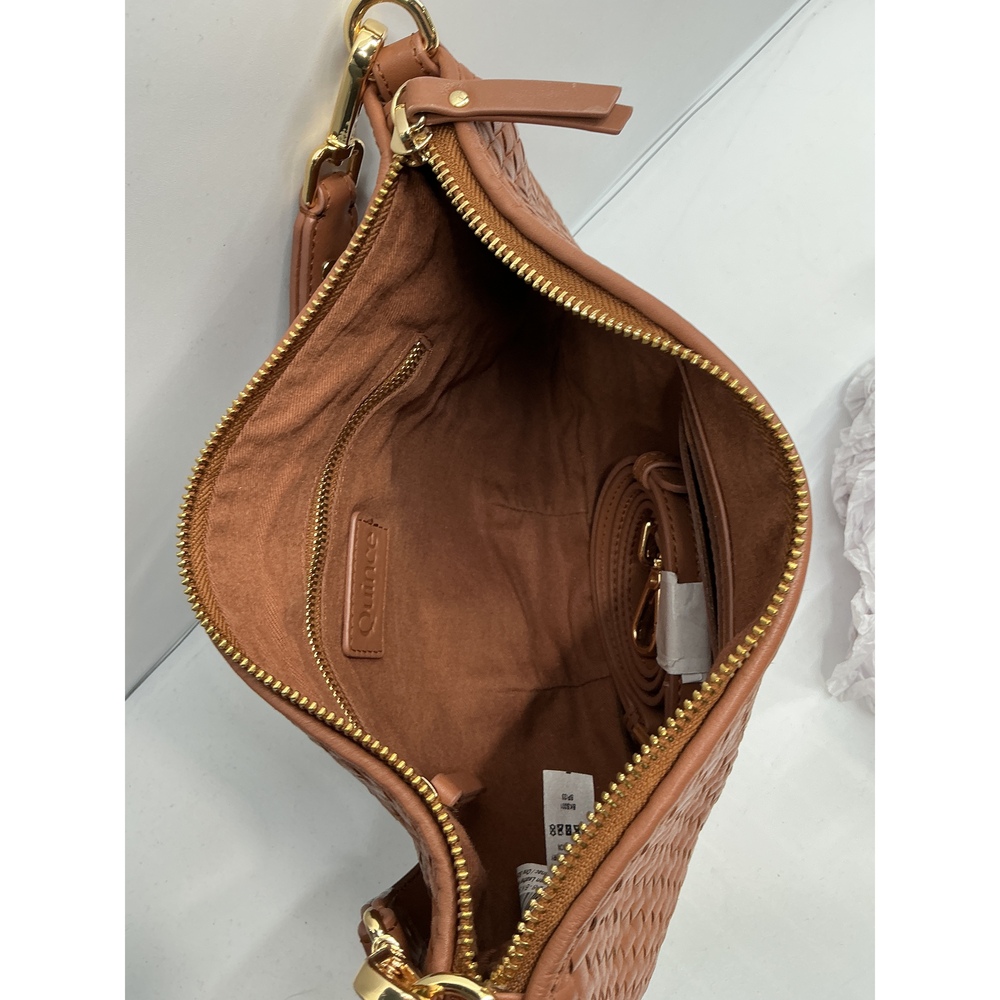 Italian Handwoven Leather Mini Shoulder Bag - Picture 3 of 4